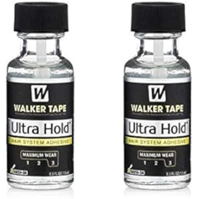 Walker Tape Ultra-Hold Brush-on 0.5oz Liquid Adhesive (2-Pack)